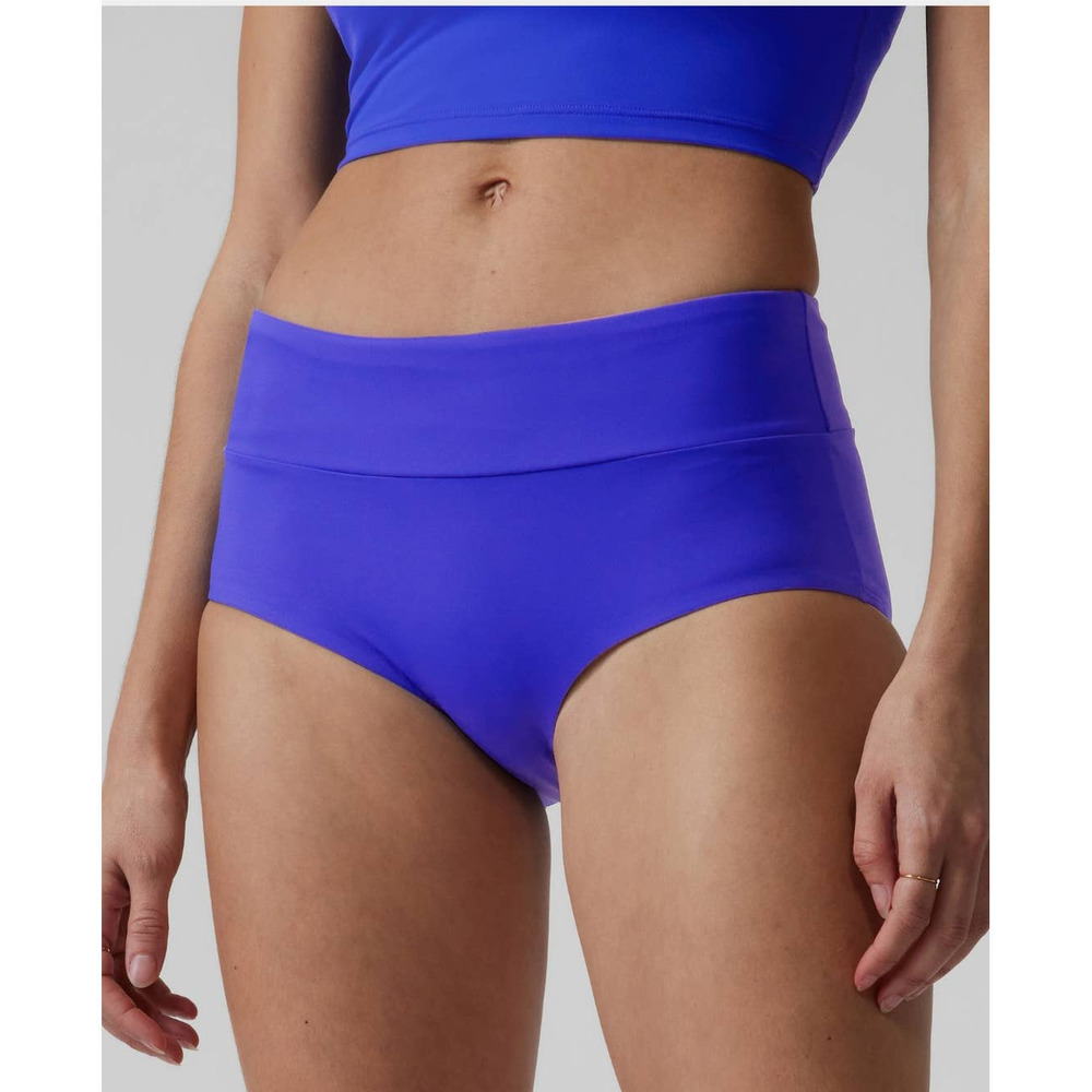 NWT Athleta Malibu Swim Boyshort - MEDIUM - Cerulean blue - MEDIUM